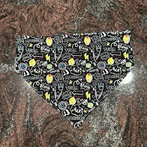 Handmade Reversible pet bandana made with The Avengers fabric